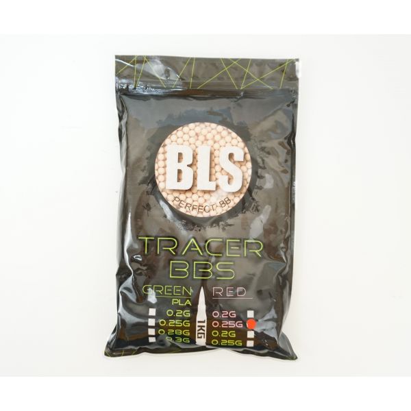 Шары трассерные BLS Tracer 0,25 г, 4000 штук (1 кг, красные) 1KG-TH25R